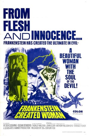 Frankenstein Created Woman (1967) - poster