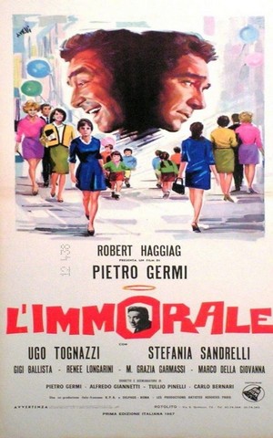 L'Immorale (1967) - poster