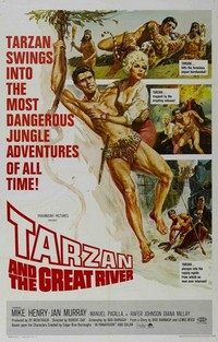 Tarzan and the Great River (1967) - poster