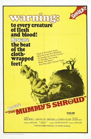 The Mummy's Shroud (1967) - poster