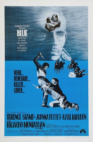 Blue (1968) - poster