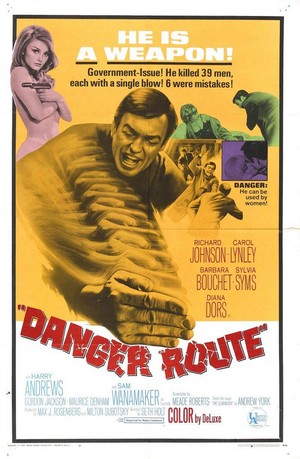 Danger Route (1968) - poster