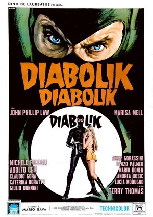 Diabolik (1968) - poster
