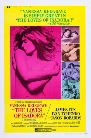 Isadora (1968) - poster