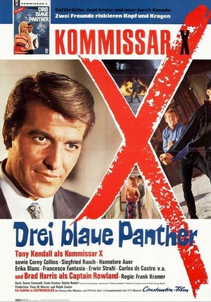 Kommissar X - Drei Blaue Panther (1968) - poster
