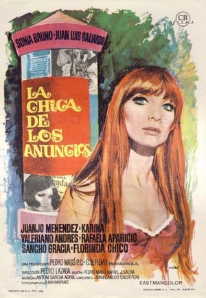 La Chica de los Anuncios (1968) - poster