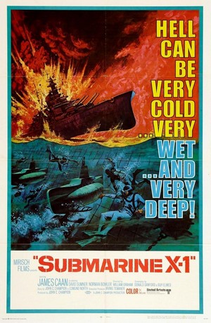 Submarine X-1 (1968) - poster