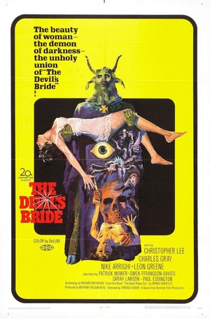 The Devil Rides Out (1968) - poster