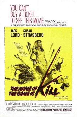 The Name of the Game Is Kill (1968) - poster