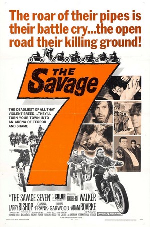 The Savage Seven (1968) - poster