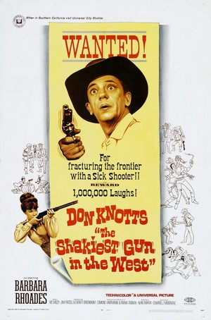 The Shakiest Gun in the West (1968) - poster