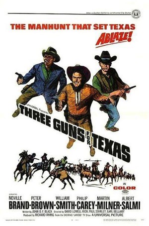 Three Guns for Texas (1968) - poster