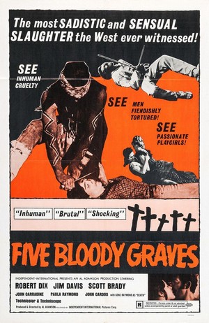 Five Bloody Graves (1969) - poster