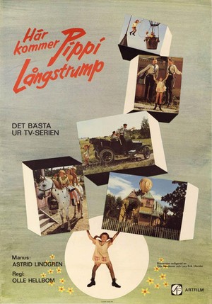 Här Kommer Pippi Långstrump (1969) - poster