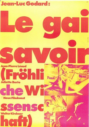 Le Gai Savoir (1969) - poster