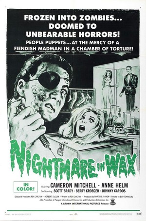 Nightmare in Wax (1969) - poster