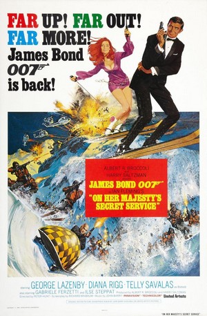 On Her Majesty's Secret Service (1969) - poster