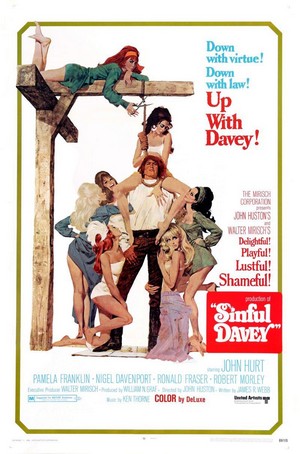 Sinful Davey (1969) - poster
