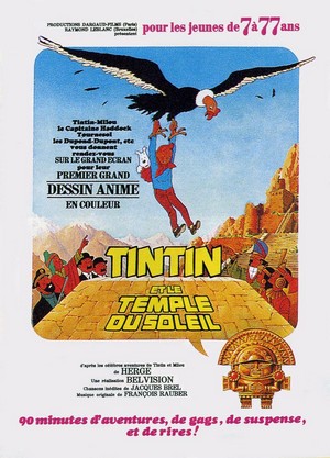 Tintin et le Temple du Soleil (1969) - poster