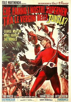 Che Fanno i Nostri Supermen tra le Vergini della Giungla? (1970) - poster