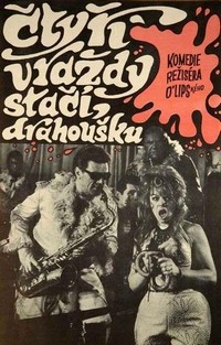 'Ctyri Vrazdy Stací, Drahousku' (1970) - poster