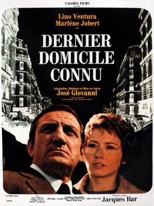 Dernier Domicile Connu (1970) - poster