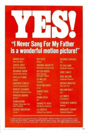 I Never Sang for My Father (1970) - poster