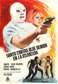 Santo contra Blue Demon en la Atlántida (1970) - poster