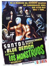 Santo el Enmascarado de Plata y Blue Demon contra los Monstruos (1970) - poster