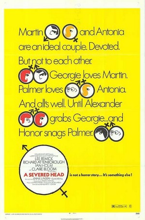 A Severed Head (1971) - poster