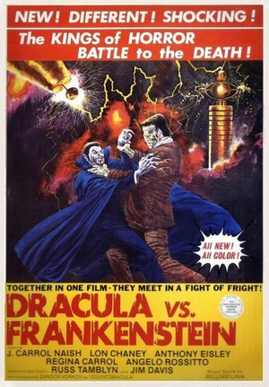 Dracula vs. Frankenstein (1971) - poster