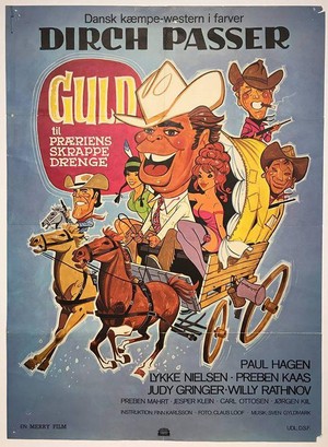 Guld til Præriens Skrappe Drenge (1971) - poster