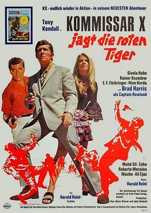 Kommissar X Jagt die Roten Tiger (1971) - poster
