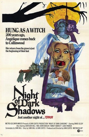 Night of Dark Shadows (1971) - poster