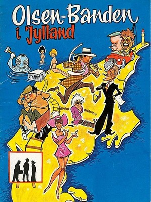 Olsen-Banden i Jylland (1971) - poster