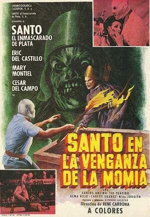 Santo en la Venganza de la Momia (1971) - poster