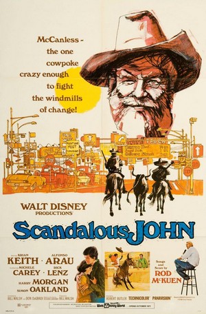 Scandalous John (1971) - poster