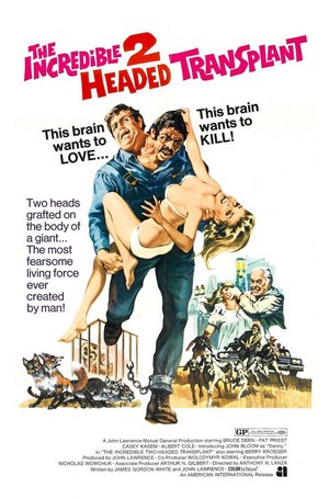 The Incredible 2-Headed Transplant (1971) - poster
