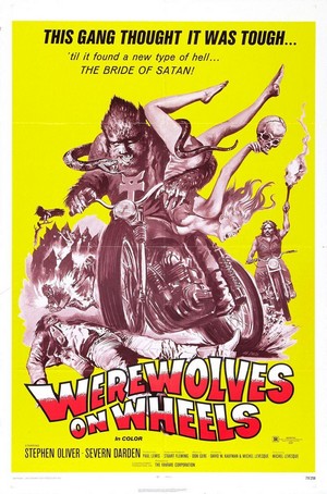 Werewolves on Wheels (1971) - poster
