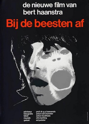 Bij de Beesten Af (1972) - poster