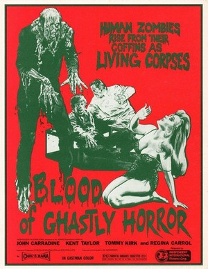 Blood of Ghastly Horror (1972) - poster