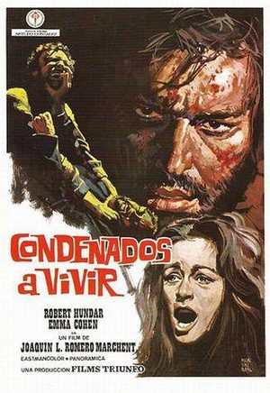 Condenados a Vivir (1972) - poster