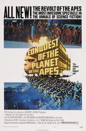 Conquest of the Planet of the Apes (1972) - poster