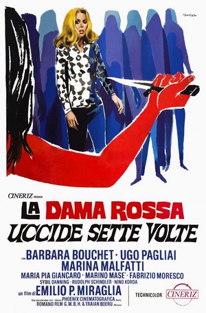 La Dama Rossa Uccide Sette Volte (1972) - poster
