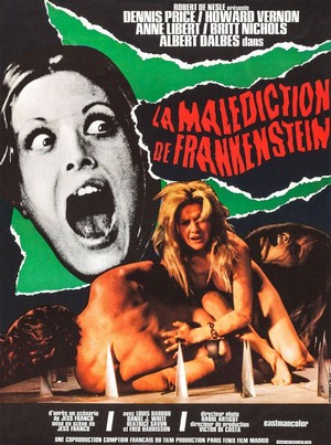La Maldición de Frankenstein (1972) - poster