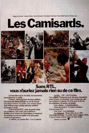 Les Camisards (1972) - poster