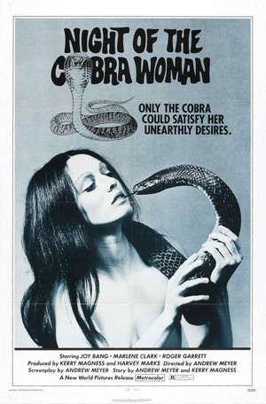 Night of the Cobra Woman (1972) - poster