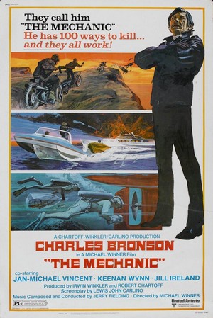 The Mechanic (1972) - poster