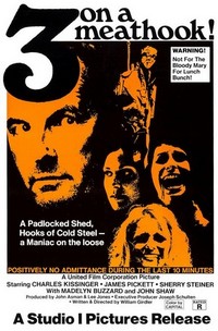 Three on a Meathook (1972) - poster