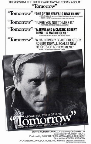 Tomorrow (1972) - poster